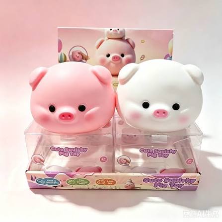 Jumbo Pig Head Squishy